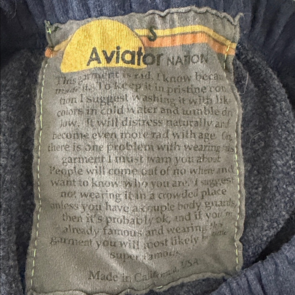 Aviator Nation Navy sweatpants